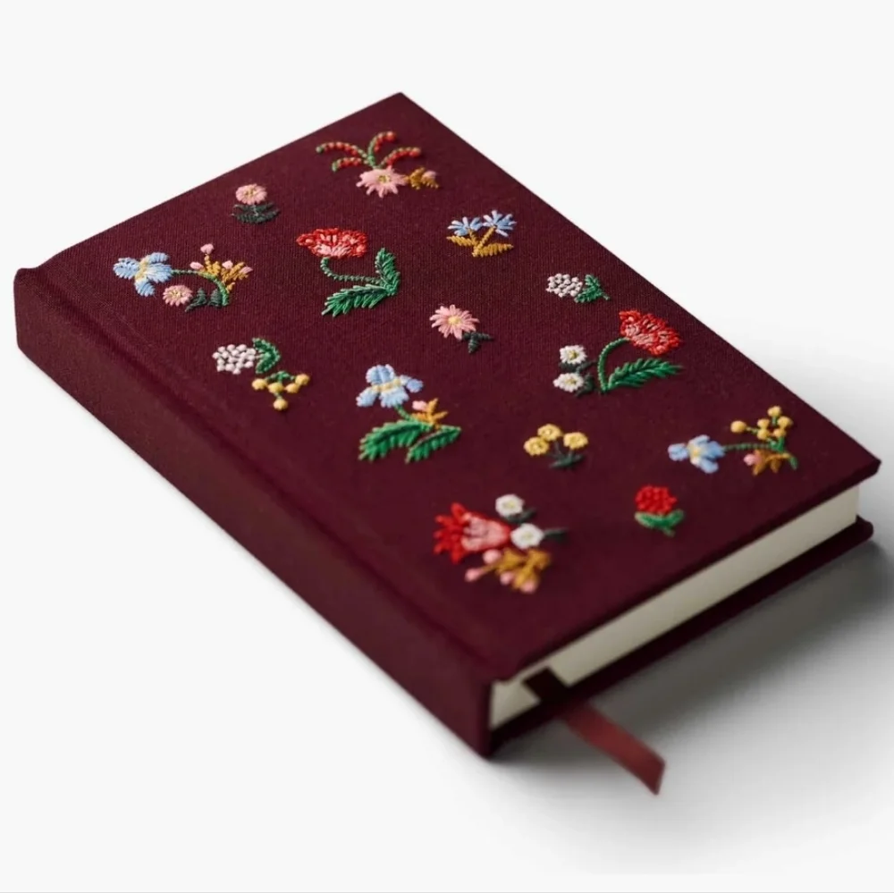❤️BUY 2 GET 1 FREE DEAL Mini Embroidered Floral Journal, Retail $26.00 USD